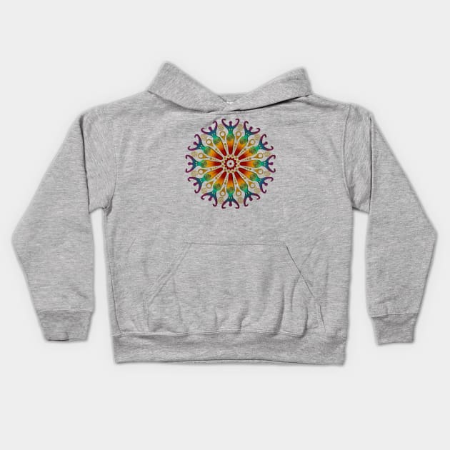 Circle Of Fertility Goddess Kids Hoodie by EDDArt